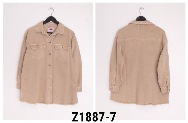 Kurtka Jeansowe damskie Z1887-7 1 kolor  XS-XL