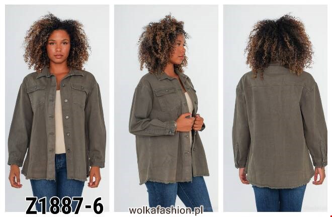 Kurtka Jeansowe damskie Z1887-6 1 kolor  XS-XL 1
