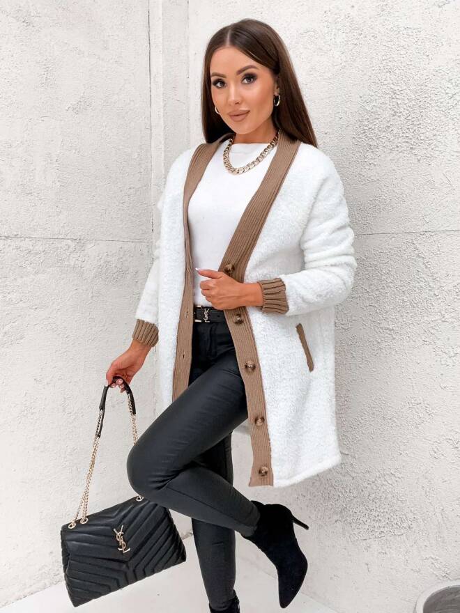 Kardigan damskie 3974 1 kolor  Standard (Towar Tureckie) 1