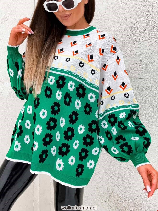 Sweter damskie 3980 1 kolor  Standard (Towar Tureckie) 1