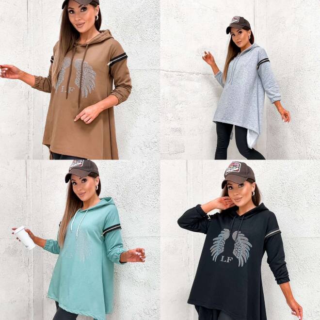 Tunika damskie 3989 1 kolor  Standard (Towar Tureckie)