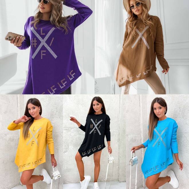 Tunika damskie 3990 1 kolor  Standard (Towar Tureckie) 1