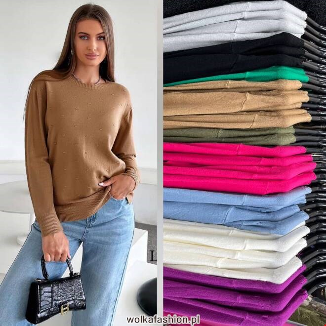 Sweter damskie 4101 MIX KOLOR  Standard (Towar włoskie) 1