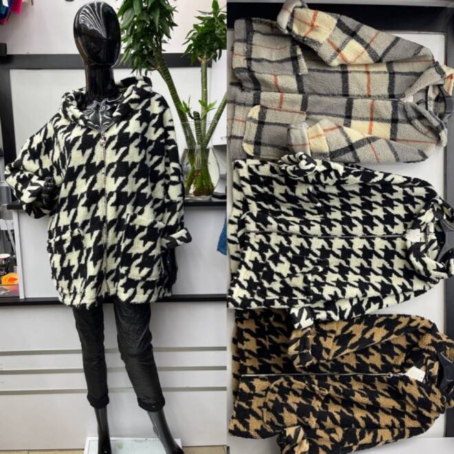 Płaszcze damskie 4106 MIX KOLOR  Standard (Towar włoskie) 1