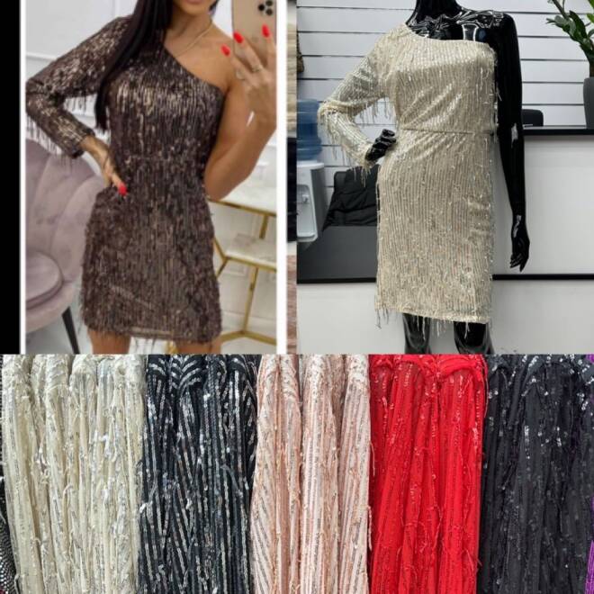 Sukienka damskie 4107 MIX KOLOR  Standard (Towar włoskie) 1