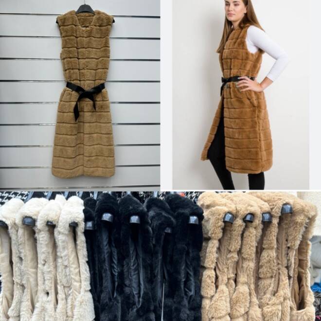 Kamizelka damskie 4108 MIX KOLOR  Standard (Towar włoskie) 1