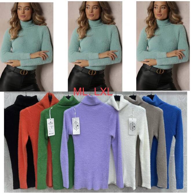 Sweter damskie 4309 MIX KOLOR  S/M-L/XL 1