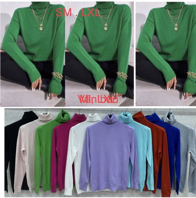 Sweter damskie 4310 MIX KOLOR  S/M-L/XL 1