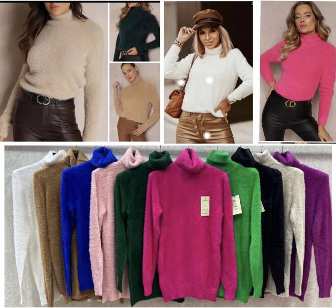 Sweter damskie 4312 MIX KOLOR  Standard 1