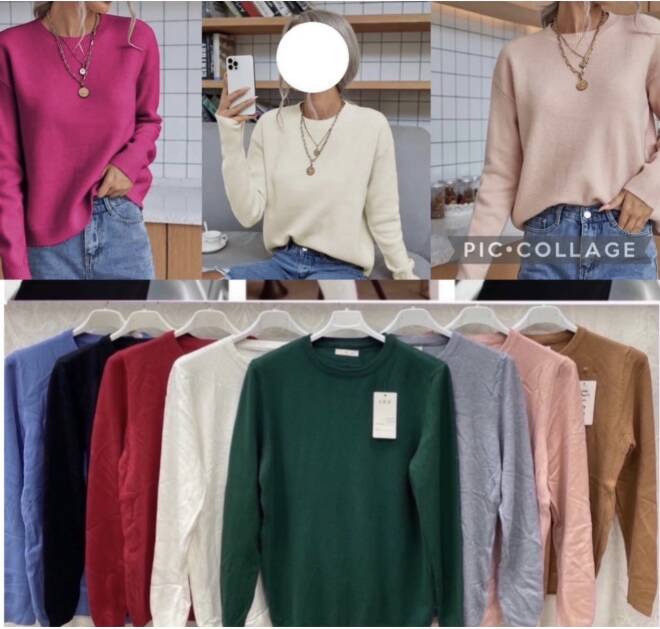 Sweter damskie 4313 MIX KOLOR  Standard