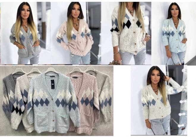 Sweter damskie 4314 MIX KOLOR  Standard 1