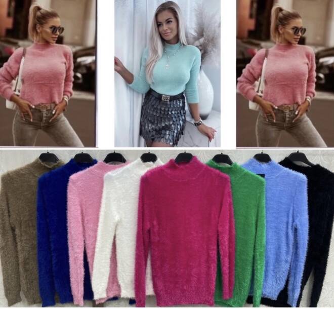 Sweter damskie 4318 MIX KOLOR  Standard 1