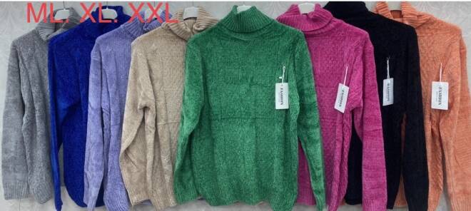 Sweter damskie 4322 MIX KOLOR ML-XXL