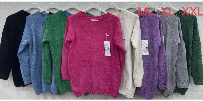 Sweter damskie 4323 MIX KOLOR  ML-XXL