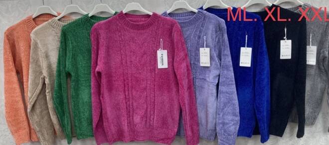 Sweter damskie 4324 MIX KOLOR  ML-XXL 1