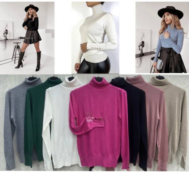 Sweter damskie 4325 MIX KOLOR  Standard