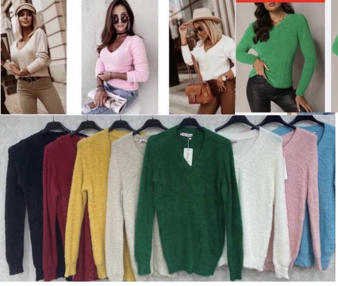 Sweter damskie 4328 MIX KOLOR  S/M-L/XL