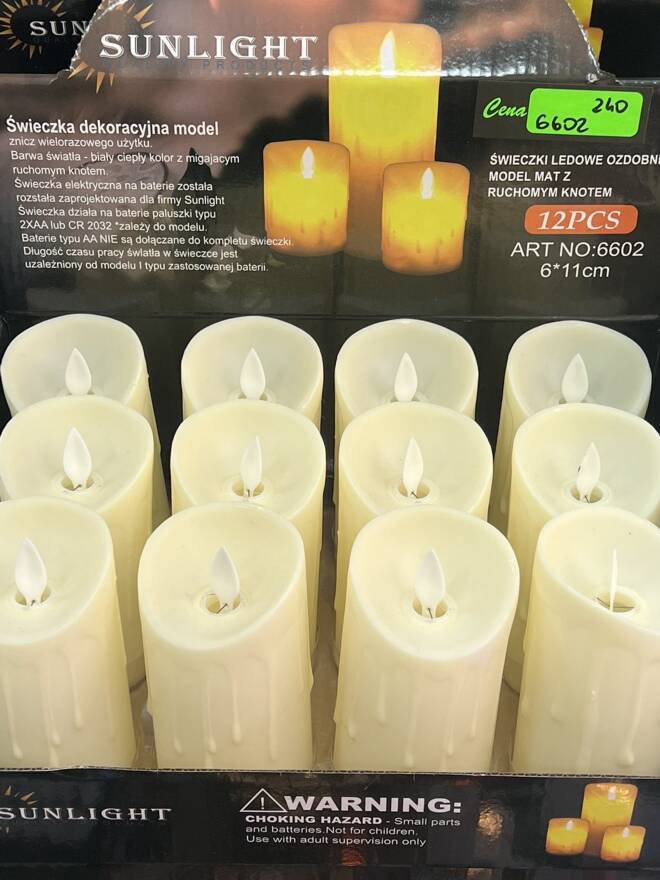 Lampki choinkowe 6602 1 kolor  Standard