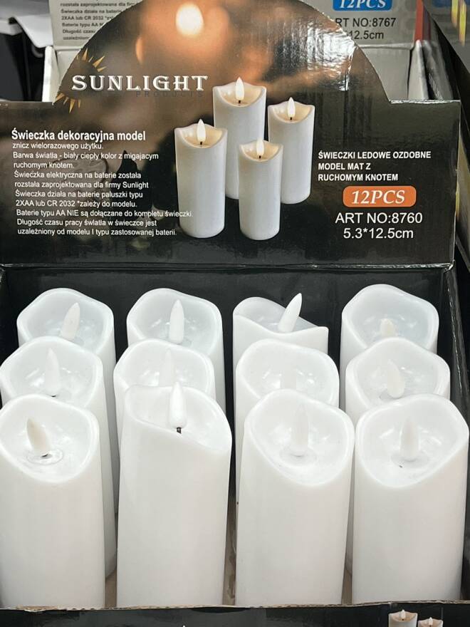 Lampki choinkowe 8760 1 kolor  Standard