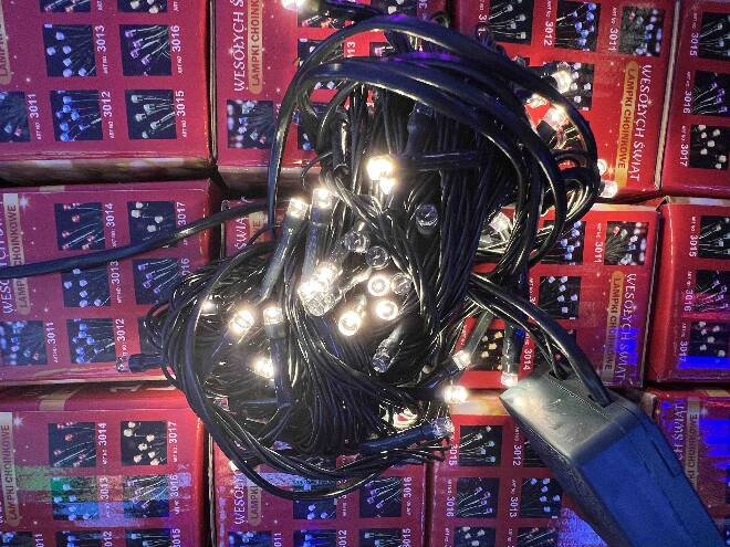 Lampki  4404 1 kolor  100LEDx8m