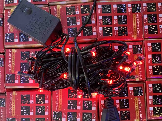 Lampki  4406 1 kolor  100LEDx8m