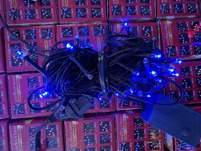 Lampki  4409 1 kolor  100LEDx8m 1