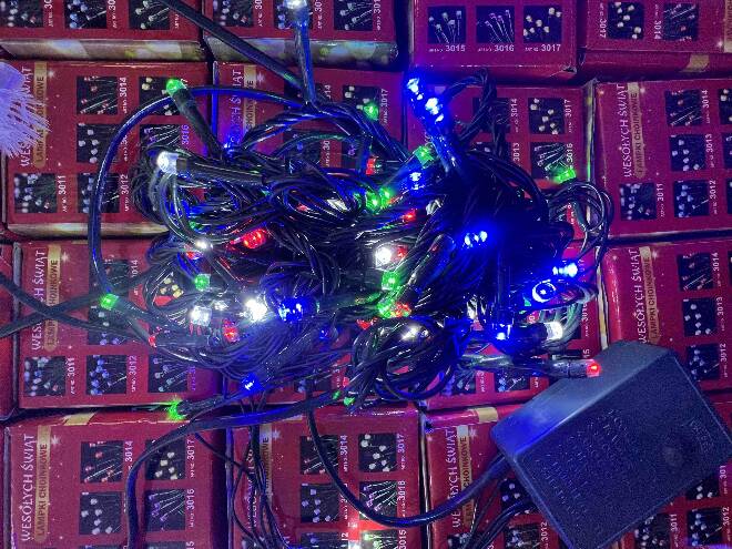 Lampki  4410 1 kolor  100LEDx8m 1