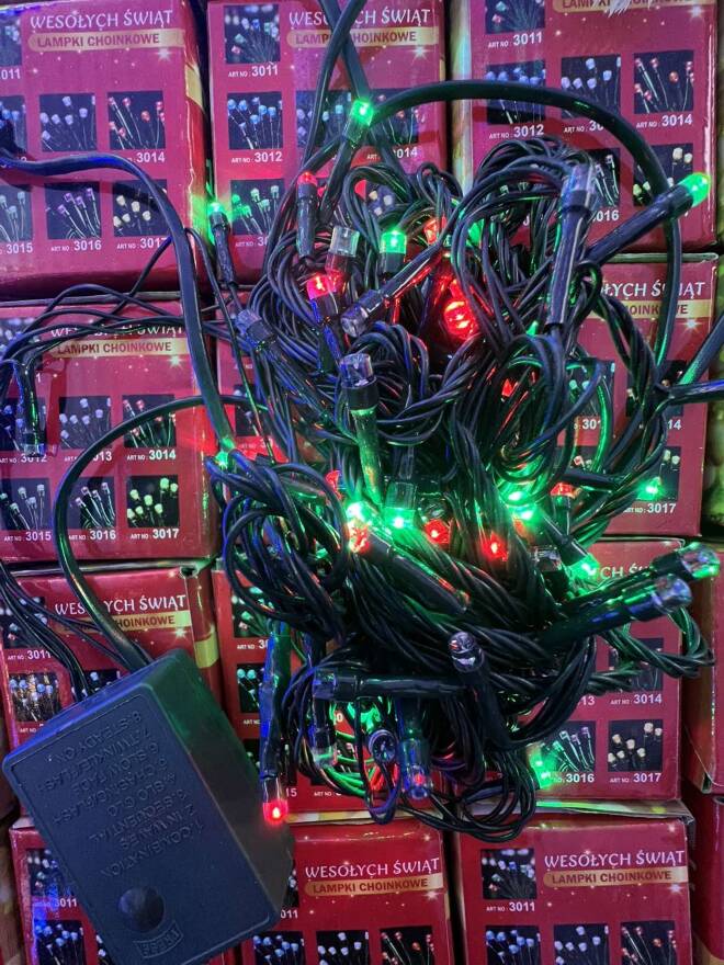 Lampki  4411 1 kolor  100LEDx8m 1