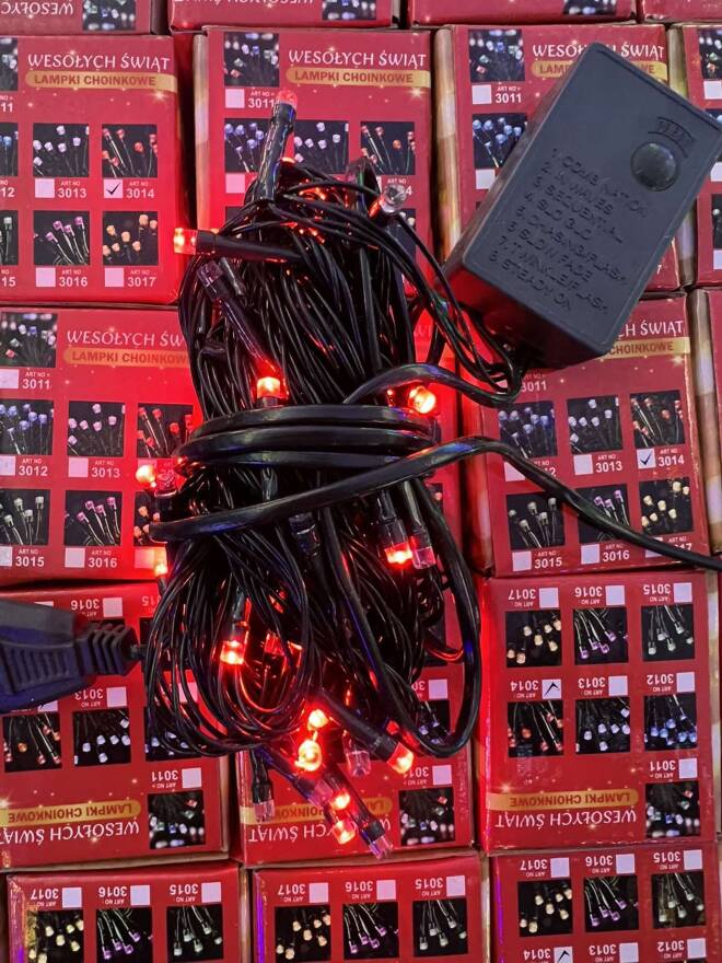 Lampki  4412 1 kolor  100LEDx8m 1