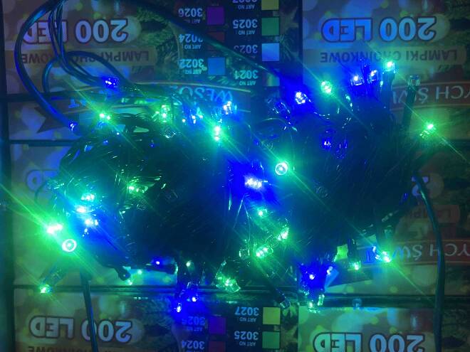 Lampki  4413 1 kolor  200LEDx16m