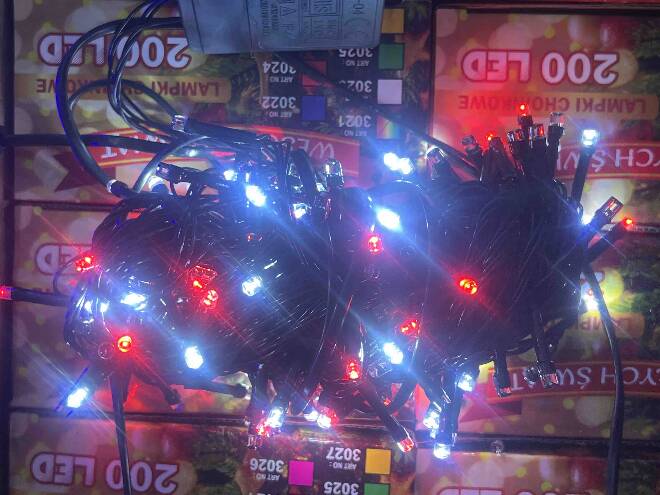 Lampki  4414 1 kolor  200LEDx16m