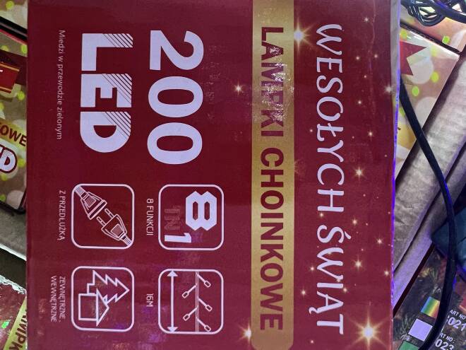 Lampki  4420 1 kolor  300LEDx22m 1