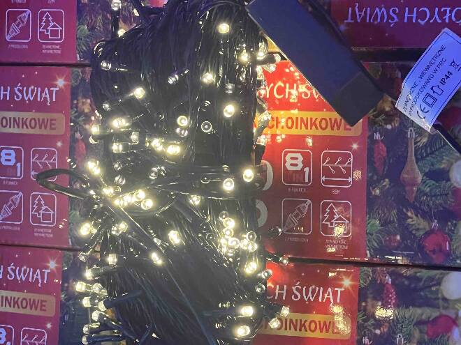 Lampki  4421 1 kolor  300LEDx22m 1
