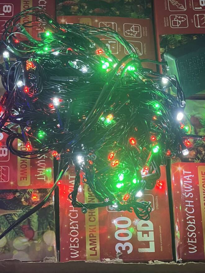 Lampki  4427 1 kolor  300LEDx22m 1