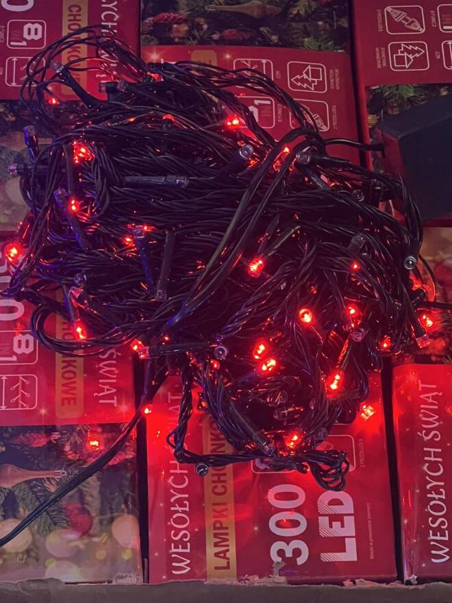 Lampki  4428 1 kolor  300LEDx22m