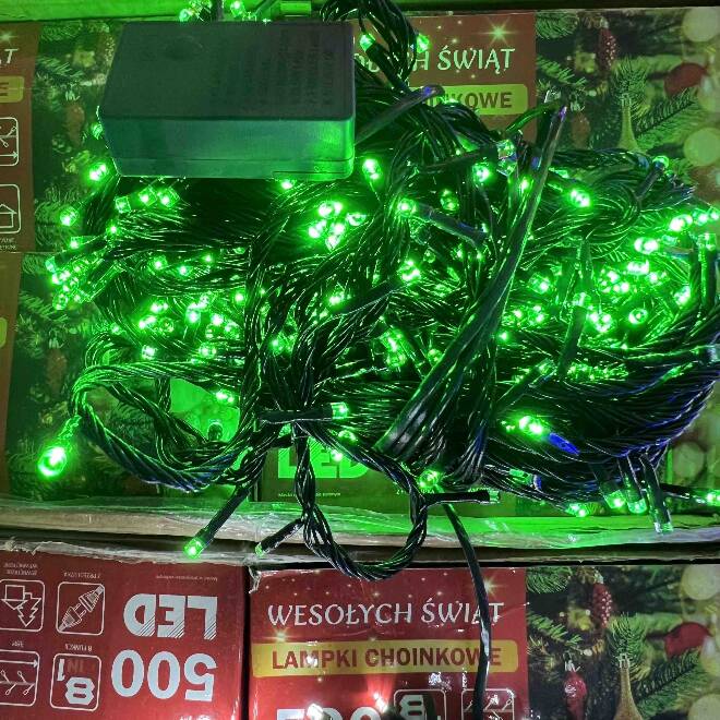 Lampki  4432 1 kolor  500LEDx38m 1