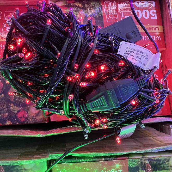 Lampki  4433 1 kolor  500LEDx38m 1