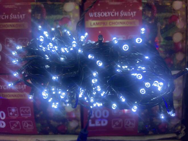 Lampki  4446 1 kolor  300LEDx22m