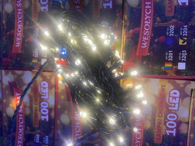 Lampki  4456 1 kolor  100LEDx8.5m