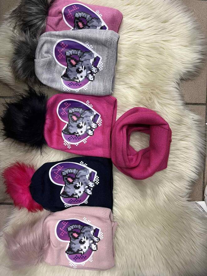 Komplet dziewczęcy 4758 Mix KOLOR  Standard