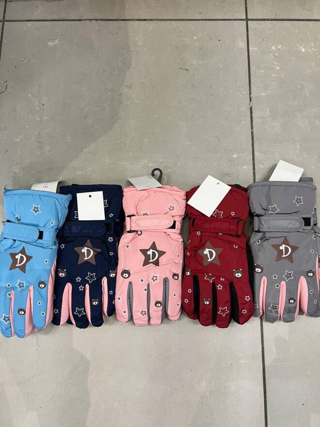 Rękawiczki dziecięce narciarskie 4763 Mix KOLOR  Standard