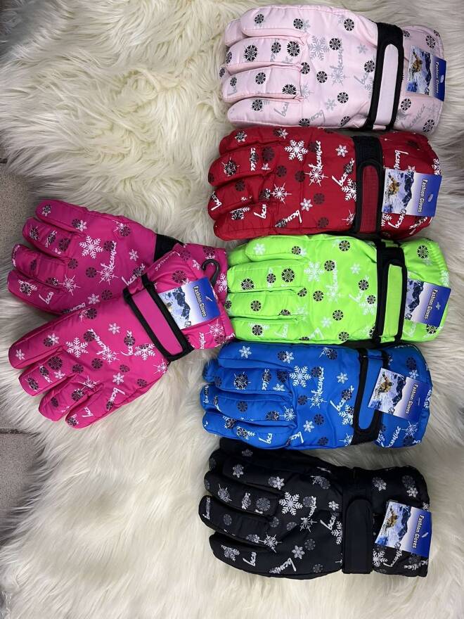 Rękawiczki dziecięce narciarskie 4769 Mix KOLOR  Standard