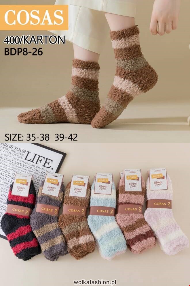 Skarpety damskie BDP8-26 MIX KOLOR  35-42 1