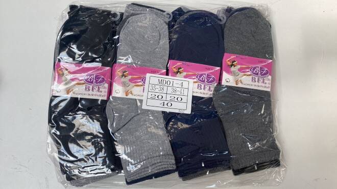 Skarpety damskie MD01-4 Mix KOLOR  35-41