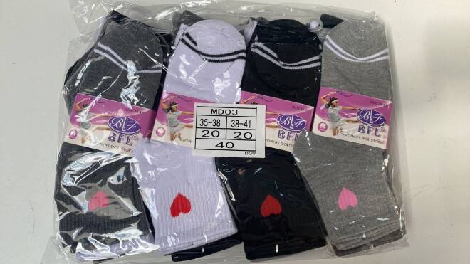 Skarpety damskie MD03 Mix KOLOR  35-39