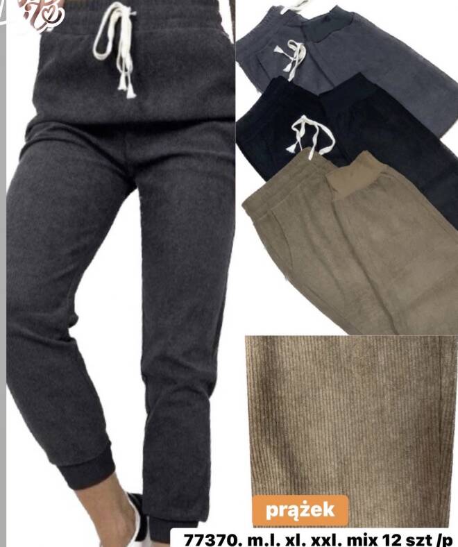 Spodnie dresowe damskie 77370 Mix KOLOR  M-2XL 1