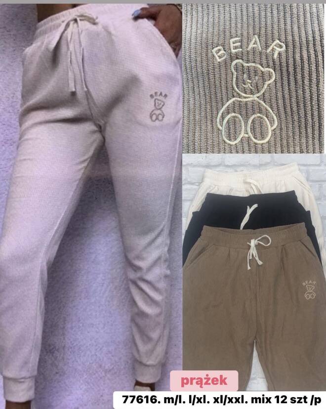 Spodnie dresowe damskie 77616 Mix KOLOR  M-2XL 1