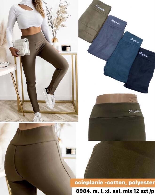 Leginsy damskie 8984 Mix KOLOR  M-2XL 1