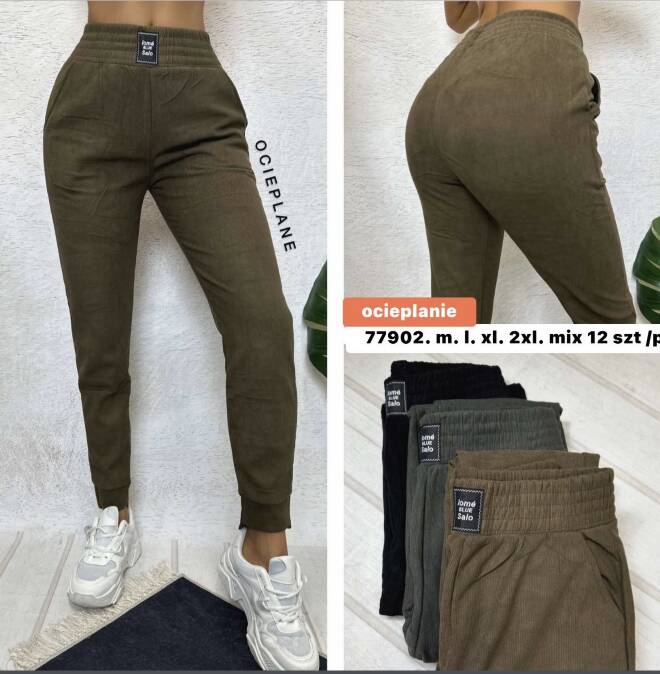 Spodnie dresowe damskie 77902 Mix KOLOR  M-2XL 1