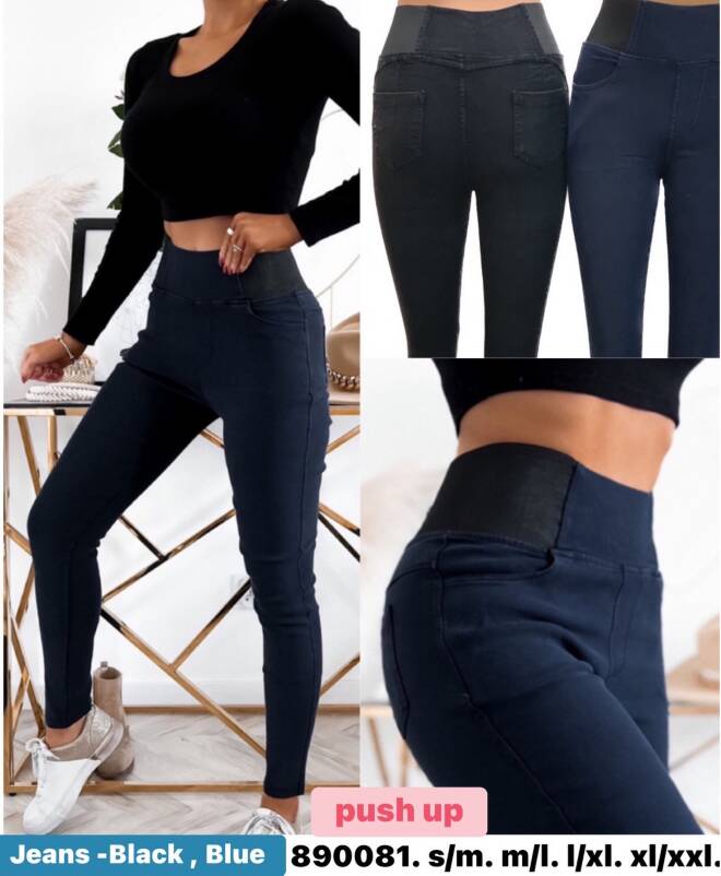 Jeansy damskie 890081 Mix KOLOR  S-2XL 1